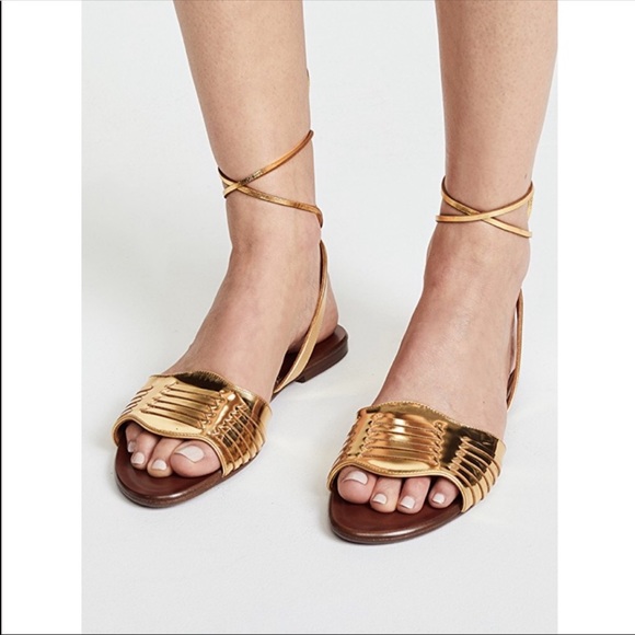 Veronica Beard Fawn Tied Leticia Sandals - Picture 1 of 10